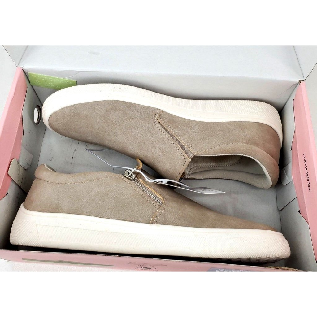 Kensie 6 Sneaker Woman Soren Zip Side Slip-On Shoe Minimalist Athleisure Casual — image 5 of 8
